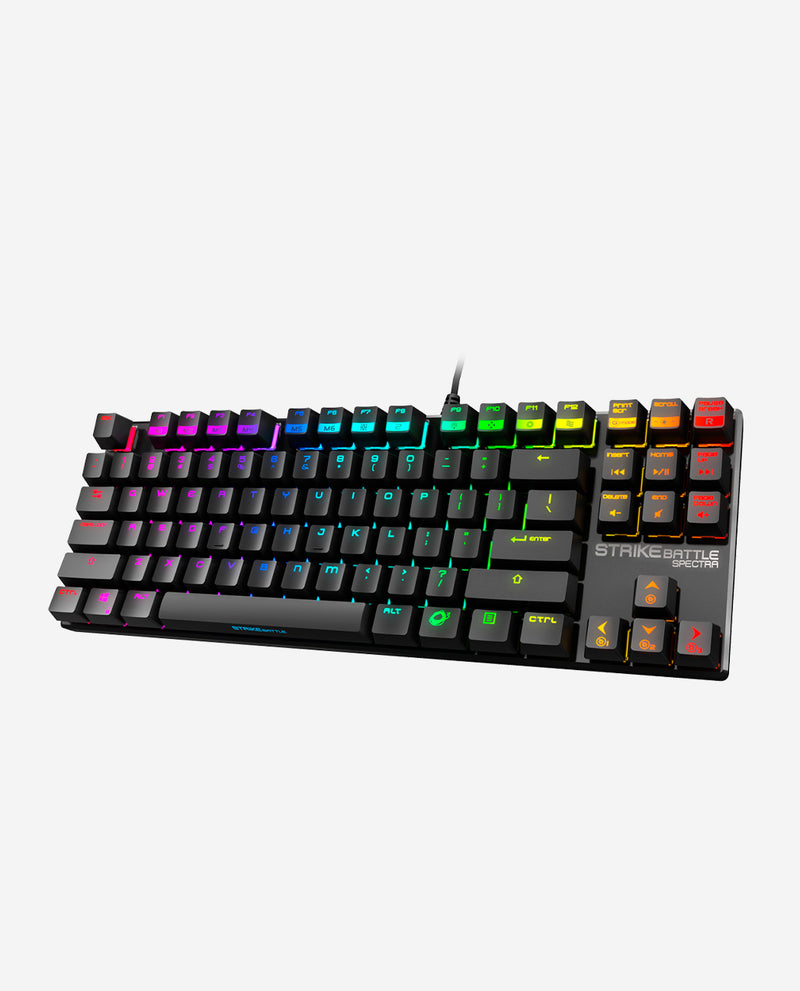 Teclado mecánico Cherry MX Ozone STRIKE BATTLE SPECTRA – Ozone Gaming Store
