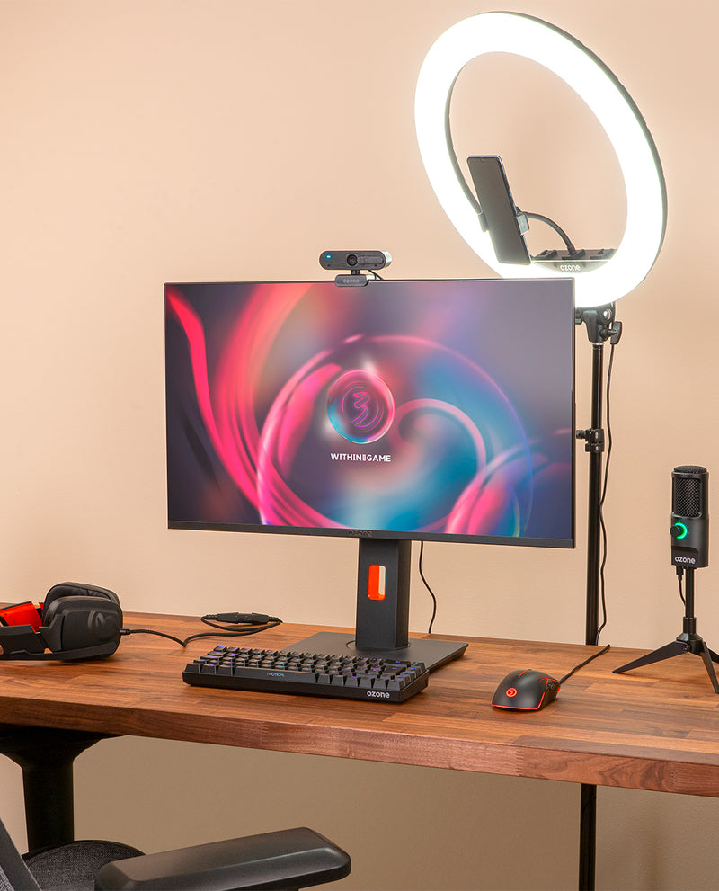 Tik Tok Aro De Luz Computadora Kit En Aro Luz Fotografias Led